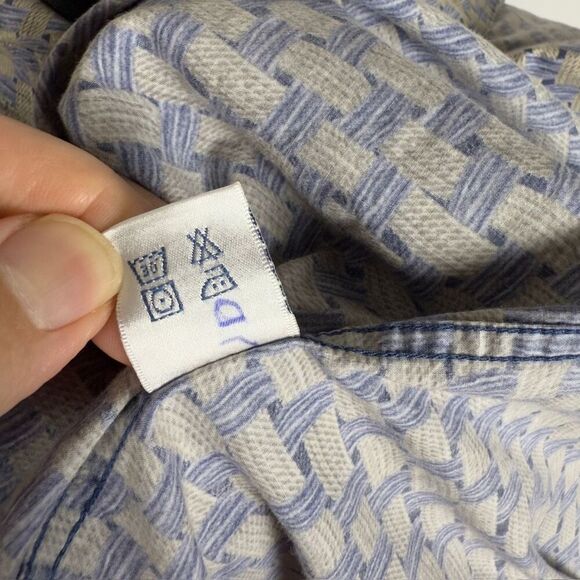 Tori Richard Floral Blue Short Sleeve Hawaiian Shirt - Men’s XL - Picture 8 of 8